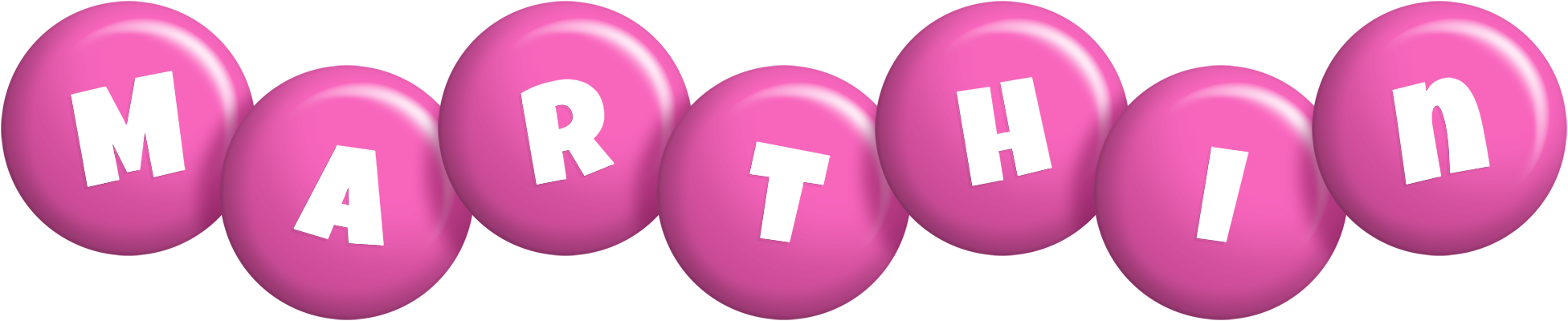 Marthin candy-pink logo