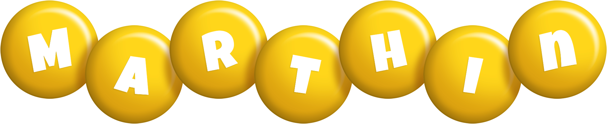 Marthin candy-yellow logo