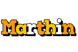 Marthin cartoon logo