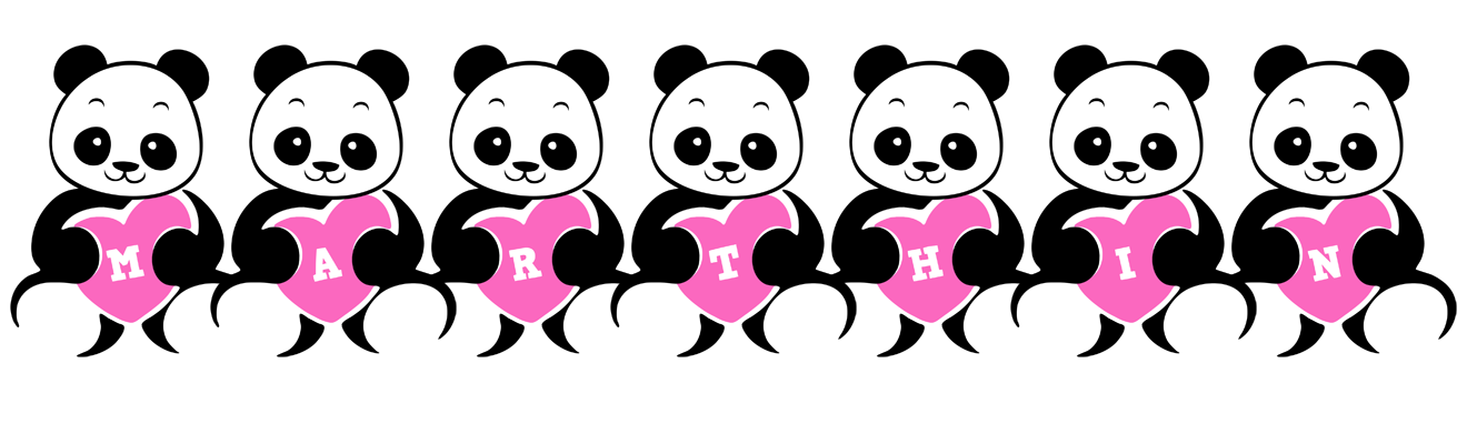 Marthin love-panda logo