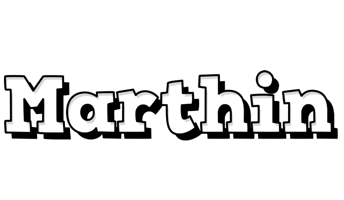 Marthin snowing logo