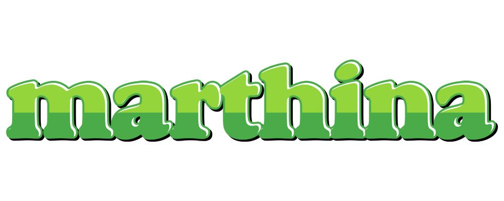 Marthina apple logo