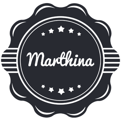 Marthina badge logo