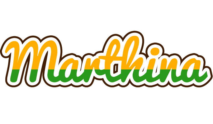 Marthina banana logo