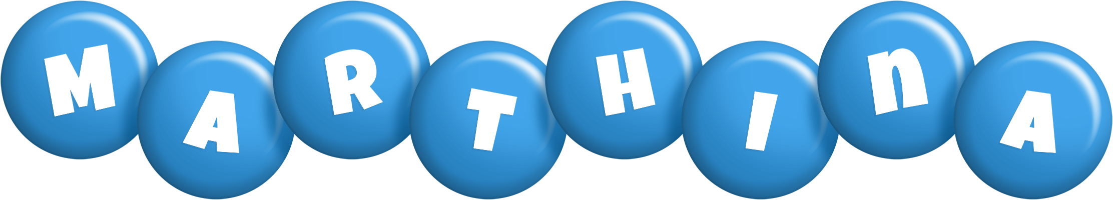 Marthina candy-blue logo