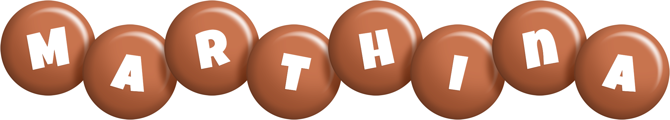 Marthina candy-brown logo