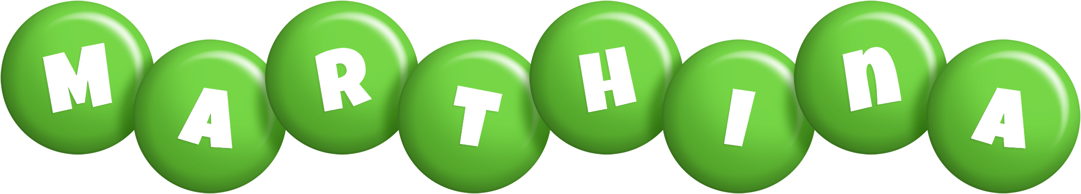 Marthina candy-green logo