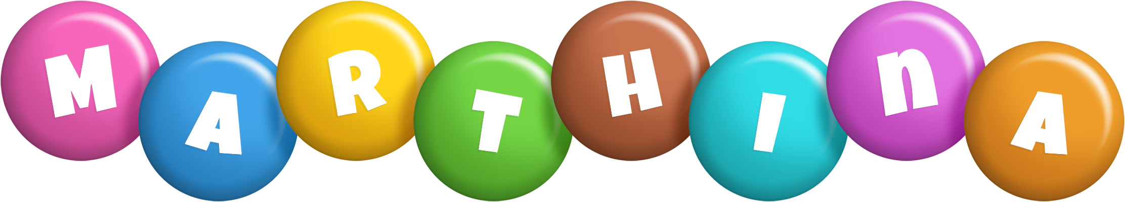 Marthina candy logo