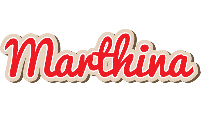 Marthina chocolate logo