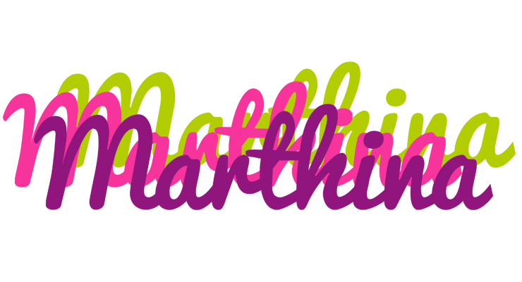Marthina flowers logo