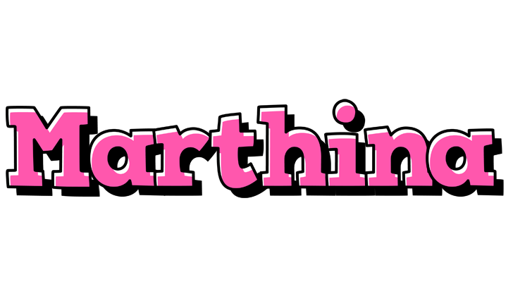 Marthina girlish logo