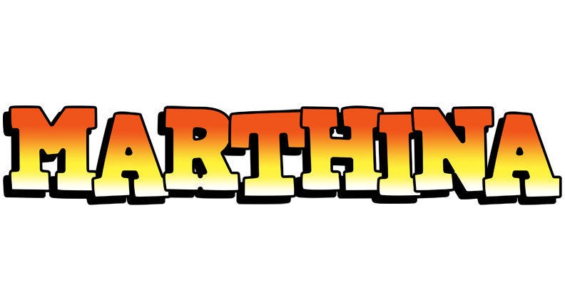 Marthina sunset logo