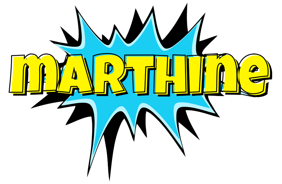 Marthine amazing logo