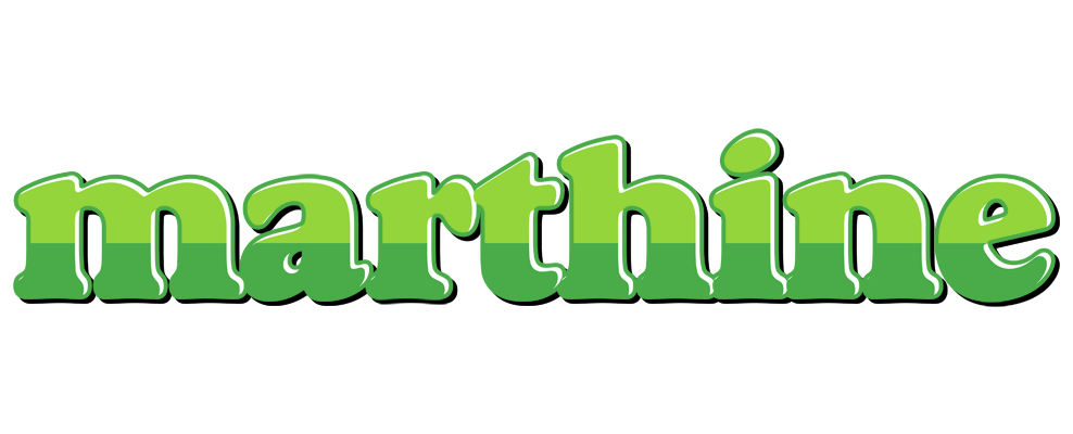 Marthine apple logo