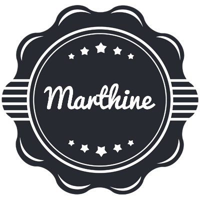 Marthine badge logo