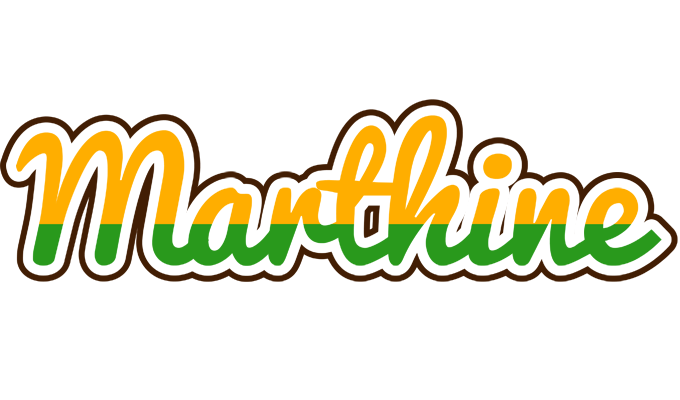 Marthine banana logo