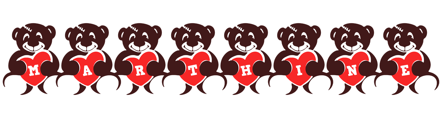Marthine bear logo
