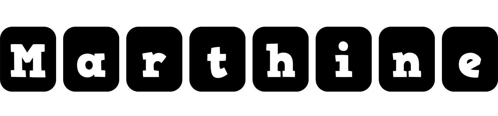 Marthine box logo