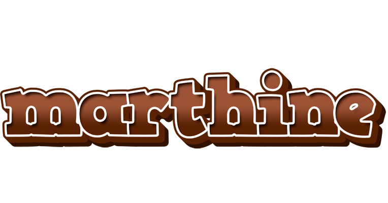 Marthine brownie logo