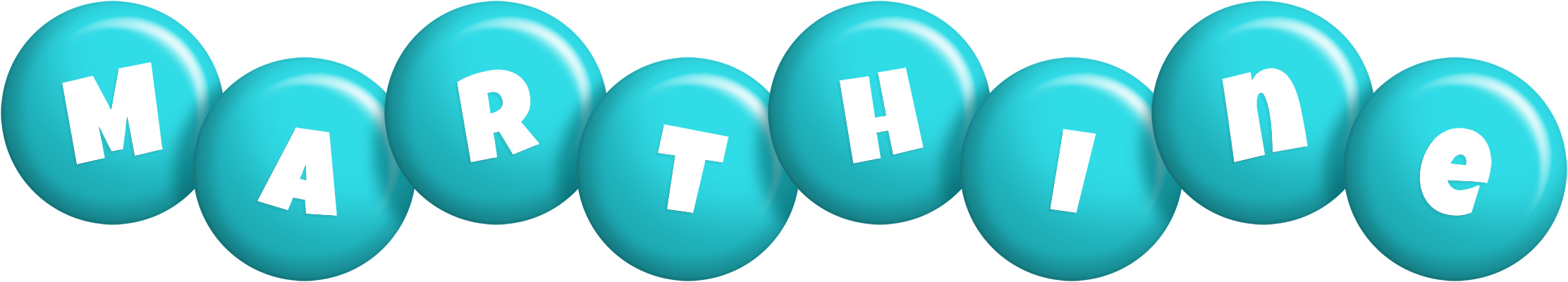 Marthine candy-azur logo