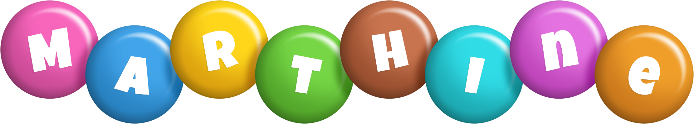Marthine candy logo