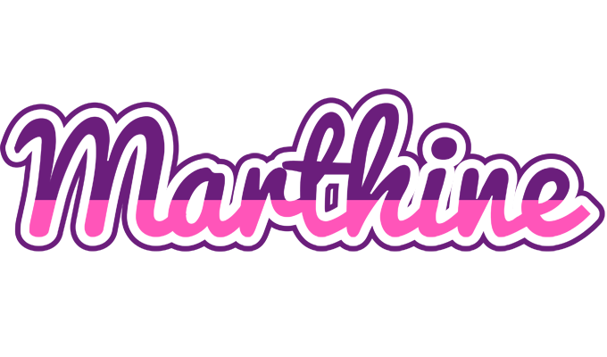 Marthine cheerful logo