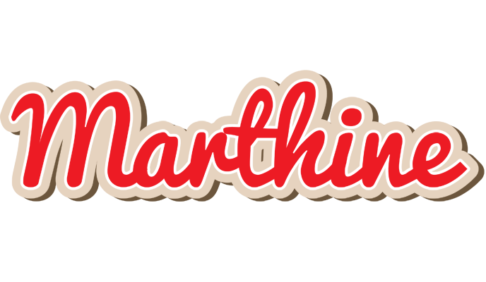 Marthine chocolate logo