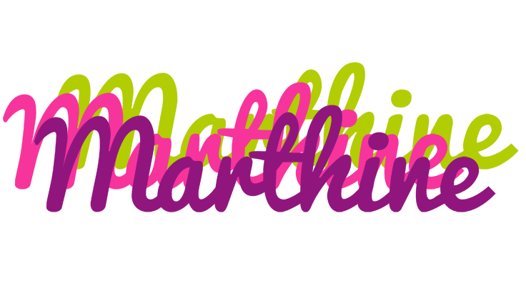Marthine flowers logo