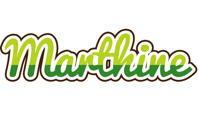 Marthine golfing logo