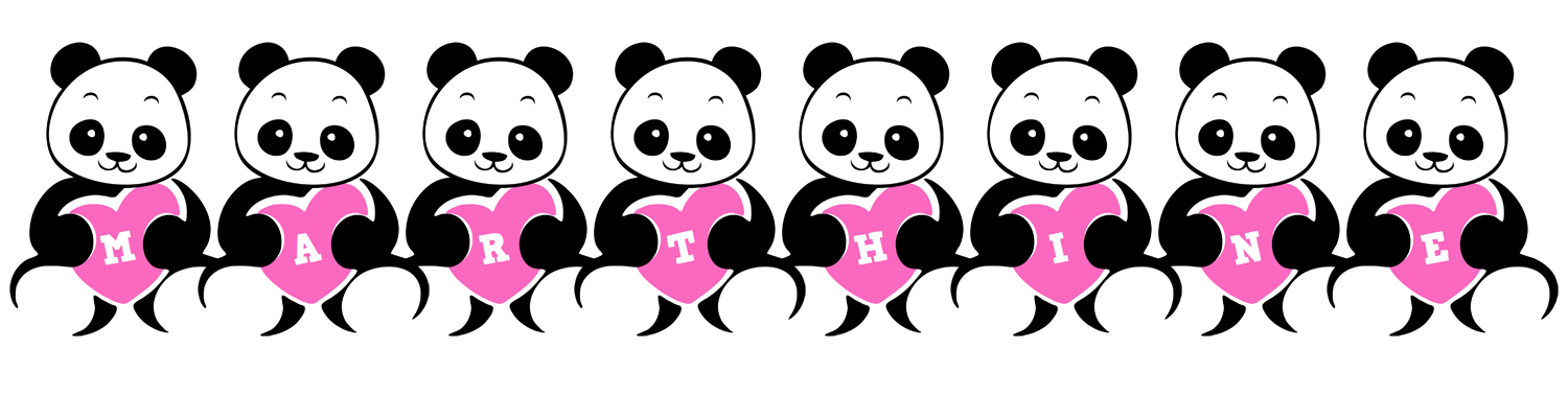 Marthine love-panda logo