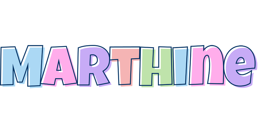 Marthine pastel logo