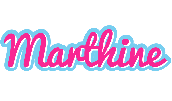 Marthine popstar logo