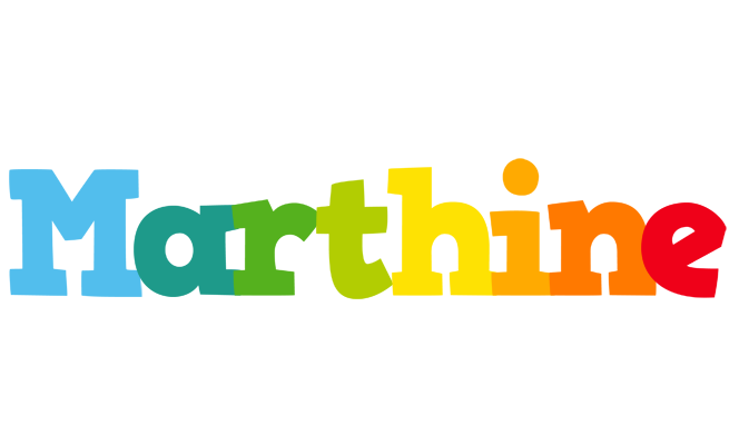 Marthine rainbows logo