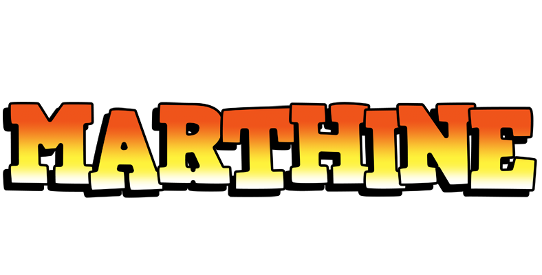 Marthine sunset logo