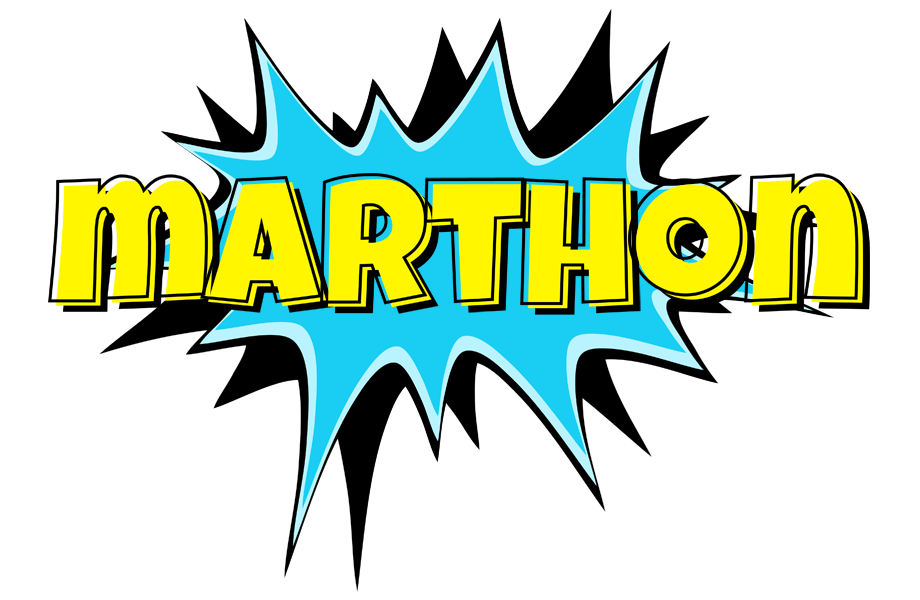 Marthon amazing logo