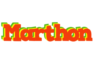 Marthon bbq logo