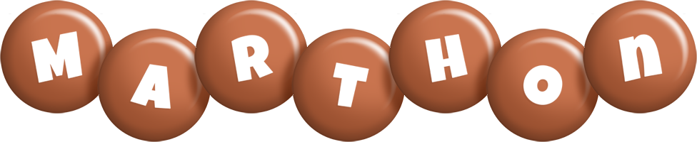 Marthon candy-brown logo