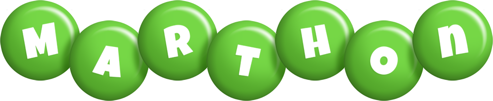 Marthon candy-green logo