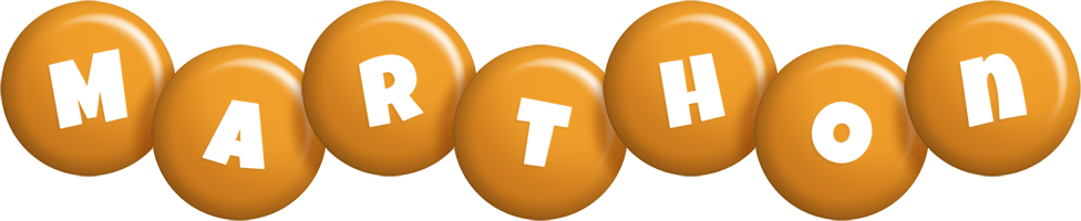 Marthon candy-orange logo