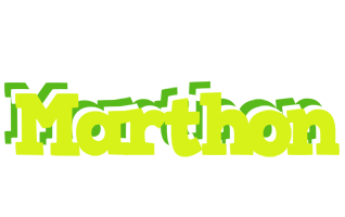 Marthon citrus logo