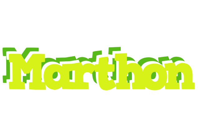 Marthon citrus logo