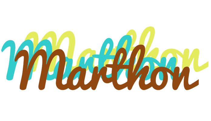 Marthon cupcake logo