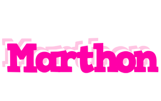 Marthon dancing logo