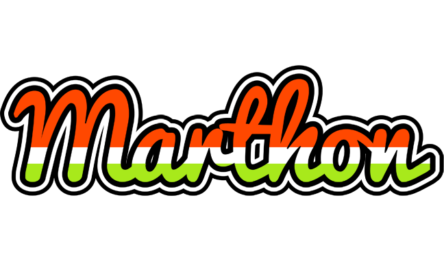 Marthon exotic logo