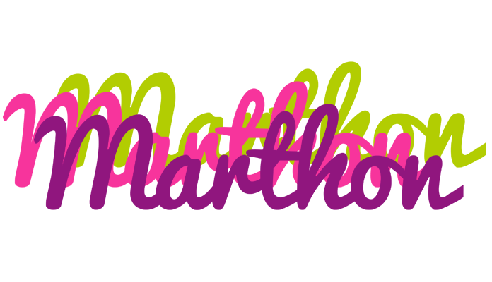 Marthon flowers logo