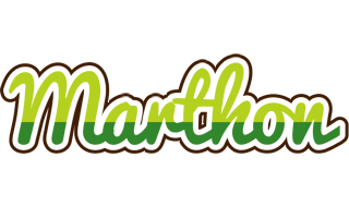 Marthon golfing logo