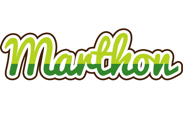 Marthon golfing logo