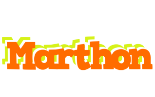 Marthon healthy logo