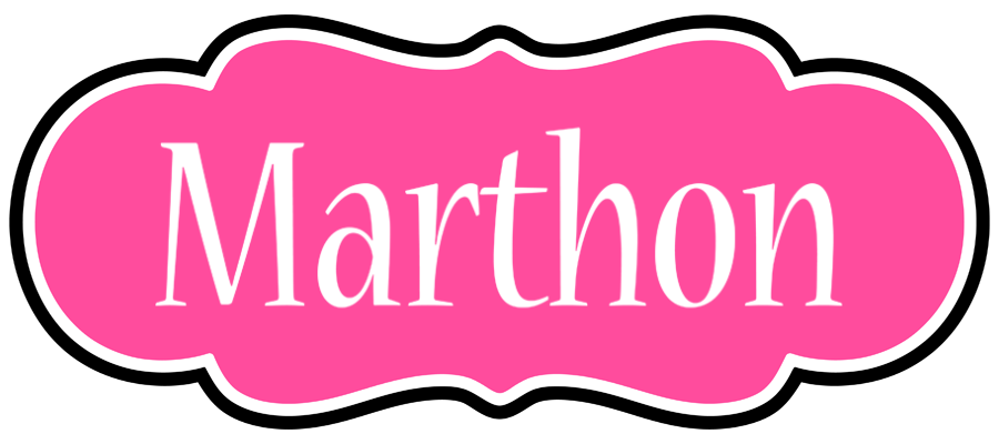 Marthon invitation logo
