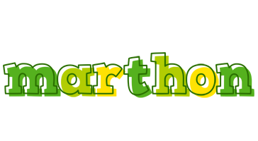 Marthon juice logo